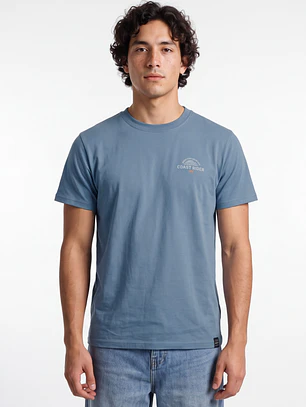 Polera Coast Rider Hombre Azul