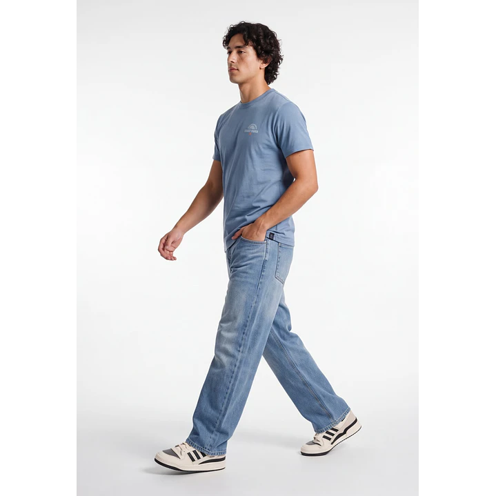 Polera Coast Rider Hombre Azul 3