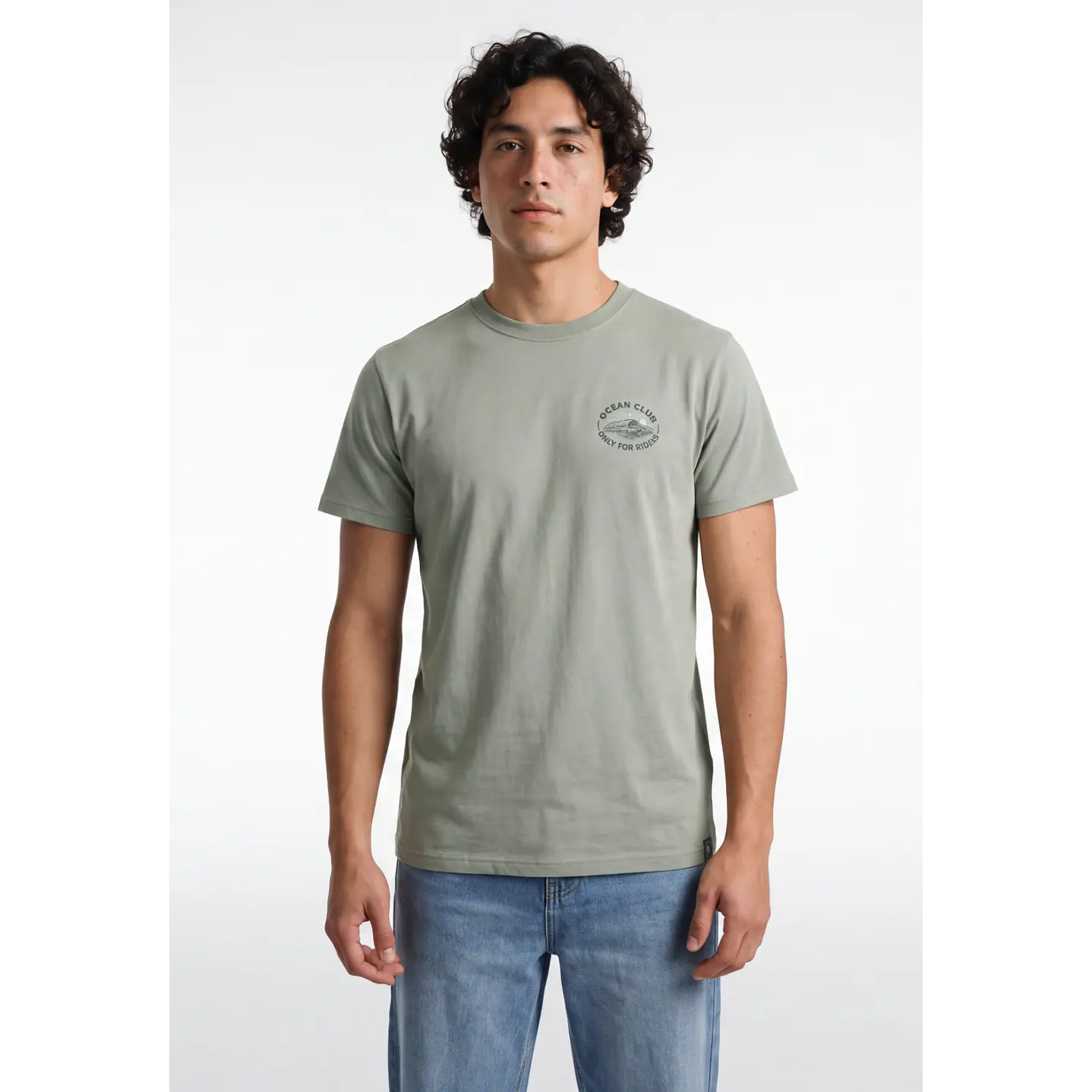 Polera Básica Hombre Verde 2