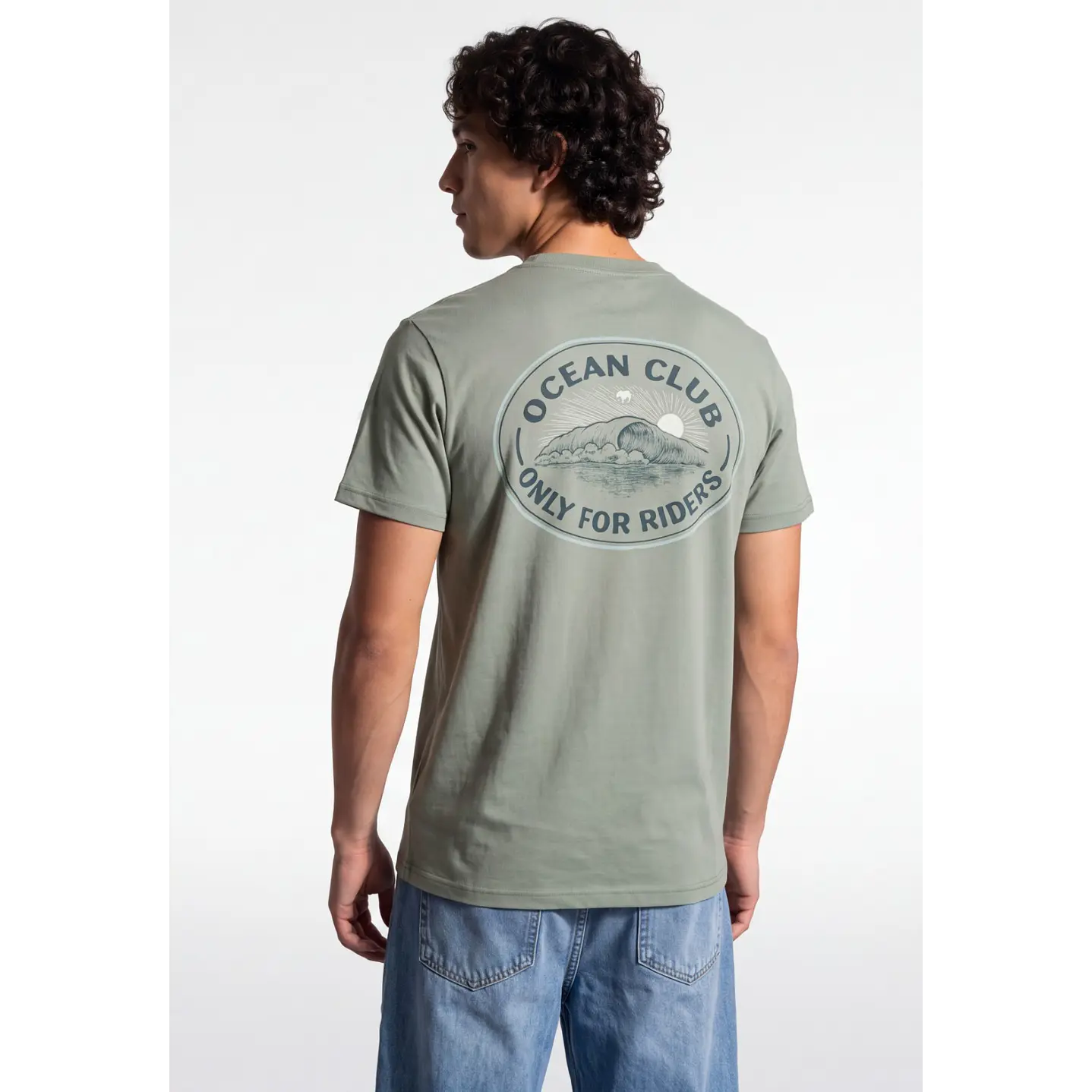 Polera Básica Hombre Verde 1