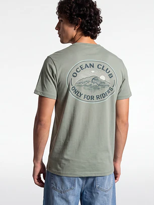 Polera Básica Hombre Verde