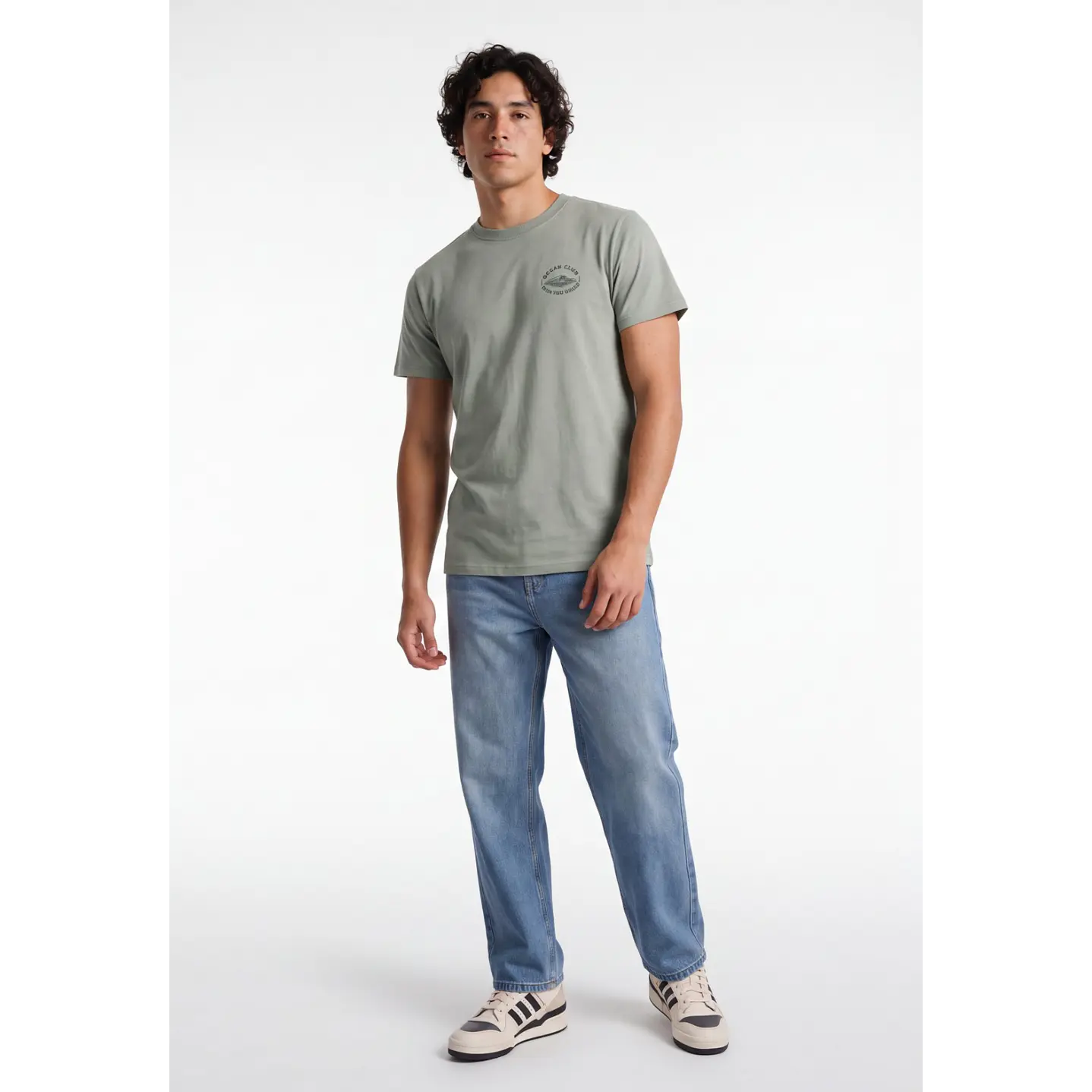 Polera Básica Hombre Verde 3