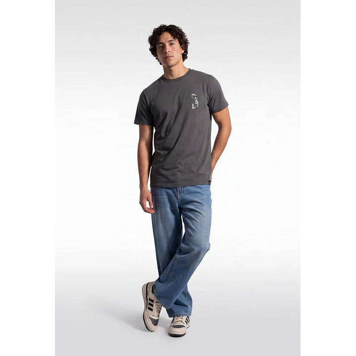 Polera Básica Hombre Gris 3