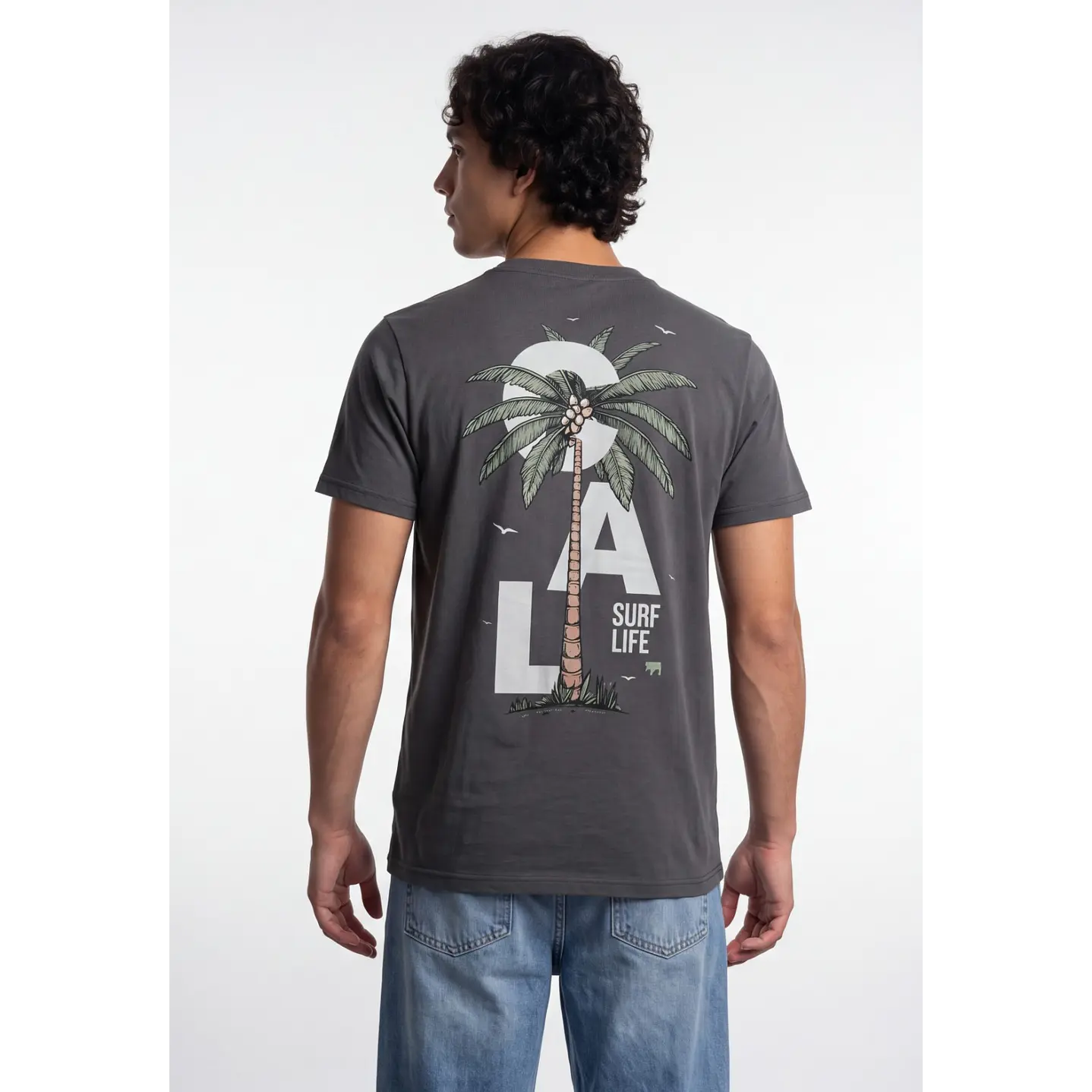 Polera Básica Hombre Gris 1