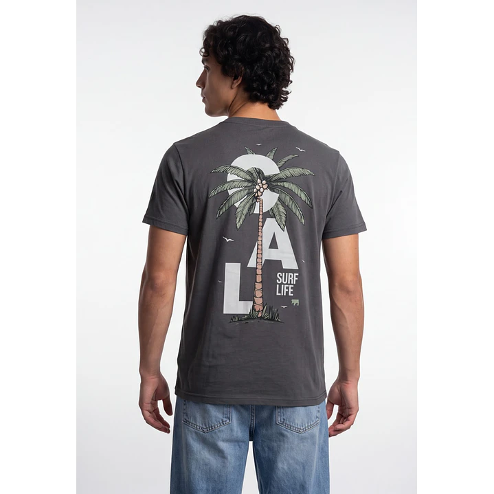 Polera Básica Hombre Gris 1