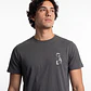 Polera Básica Hombre Gris - Miniatura 4