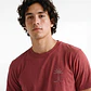 Polera Básica Hombre Burdeo - Miniatura 4