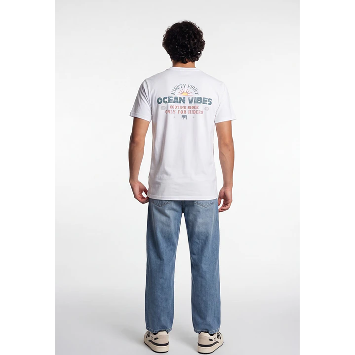 Polera Básica Hombre Blanco 1