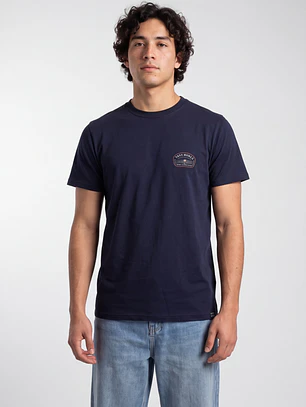Polera Básica Hombre Azul