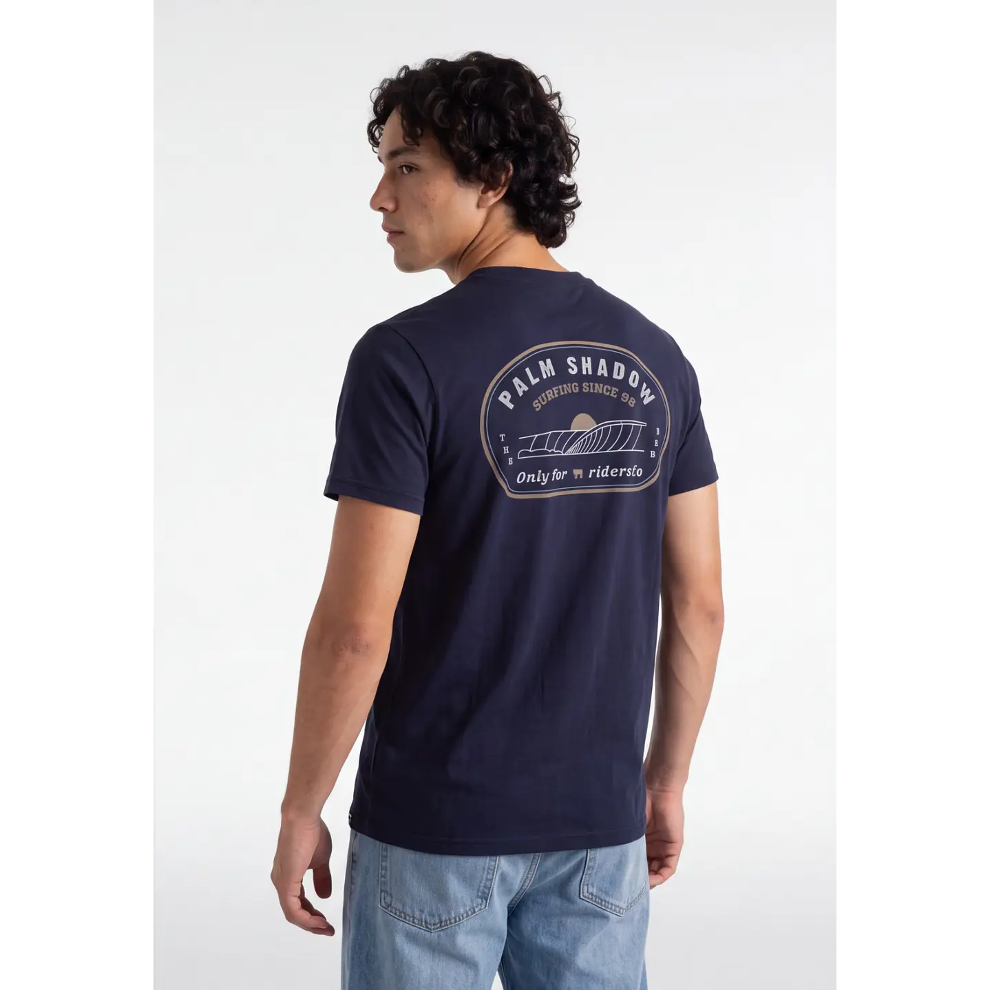 Polera Básica Hombre Azul 1