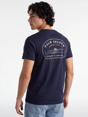 Polera Básica Hombre Azul