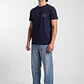 Polera Básica Hombre Azul - Miniatura 3