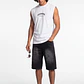 Bermuda Denim Procesado Hombre Negro - Miniatura 3