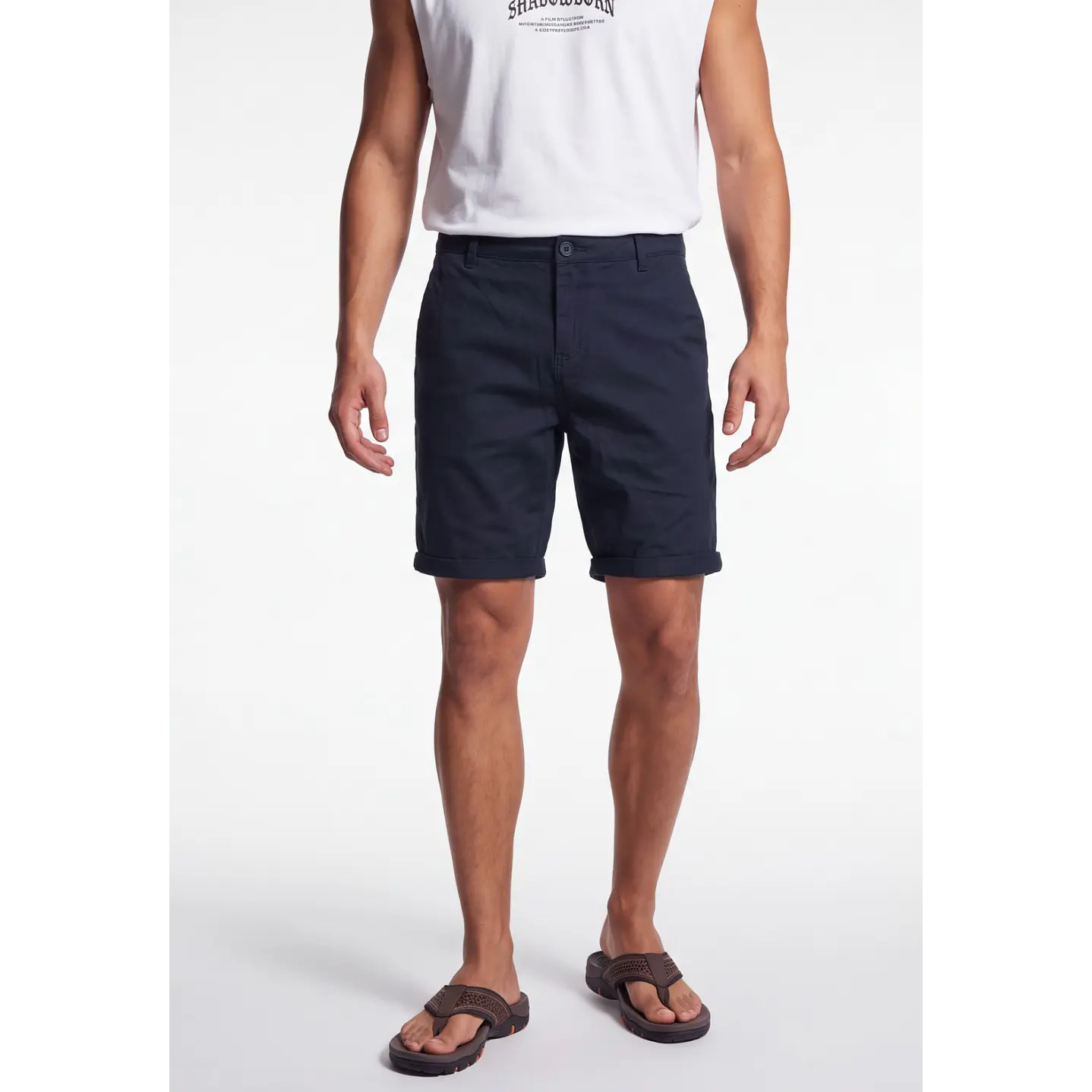 Bermuda Básico Hombre Azul 1