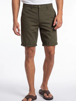 Bermuda Básico Hombre Verde