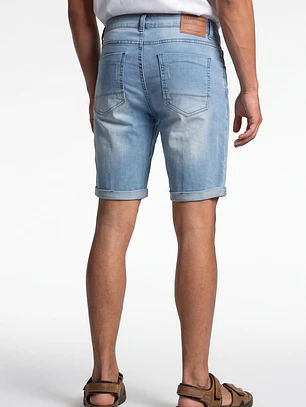 Bermuda Denim Hombre Celeste