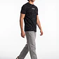 Polera Lineas Hombre Negro - Miniatura 3