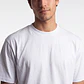 Polera Básica Boxy Fit Hombre Blanco - Miniatura 4