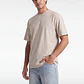 Polera Básica Boxy Fit Hombre Beige - Miniatura 1