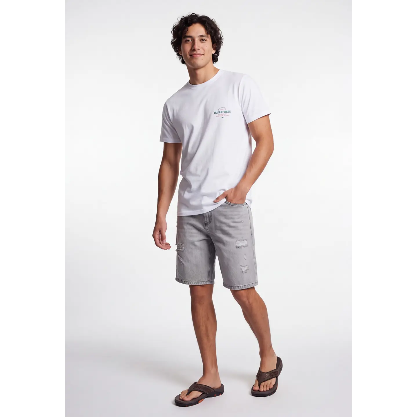 Bermuda Destroyed Hombre Gris 3