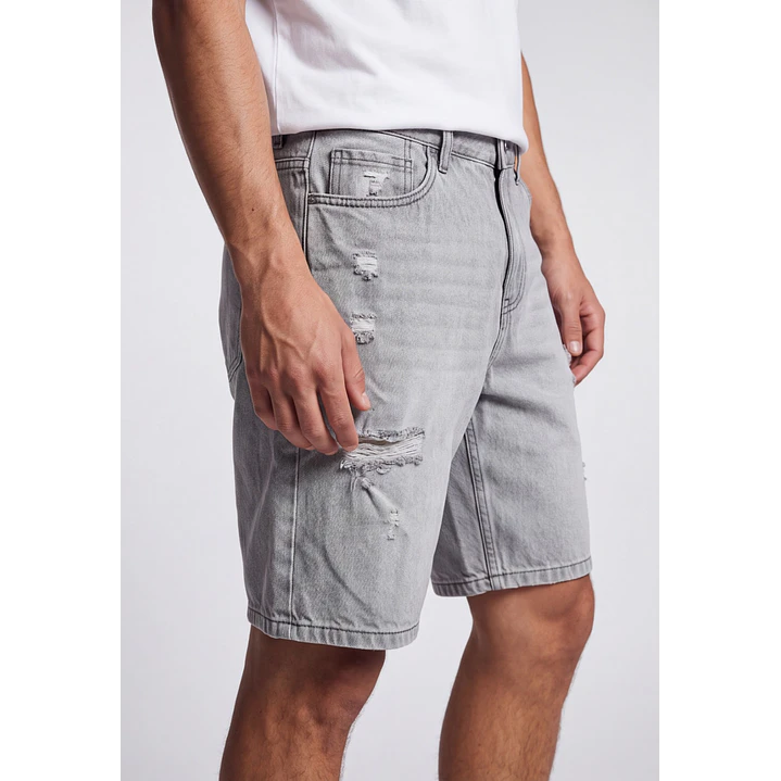 Bermuda Destroyed Hombre Gris 4