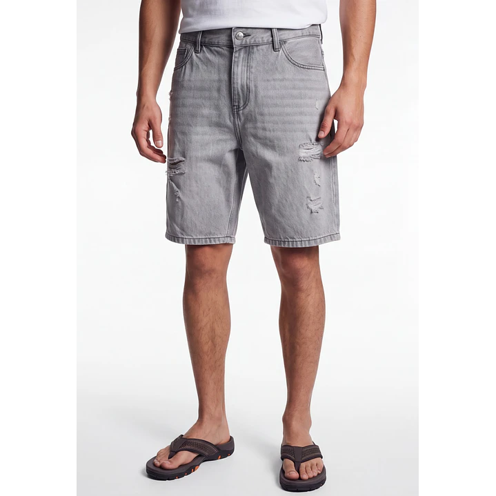Bermuda Destroyed Hombre Gris 1