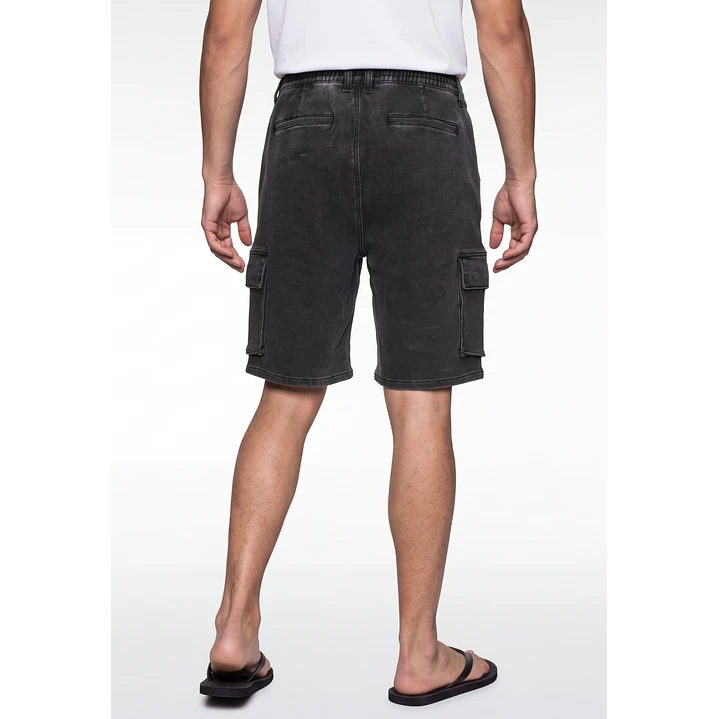 Bermuda Baggy Hombre Negro 2
