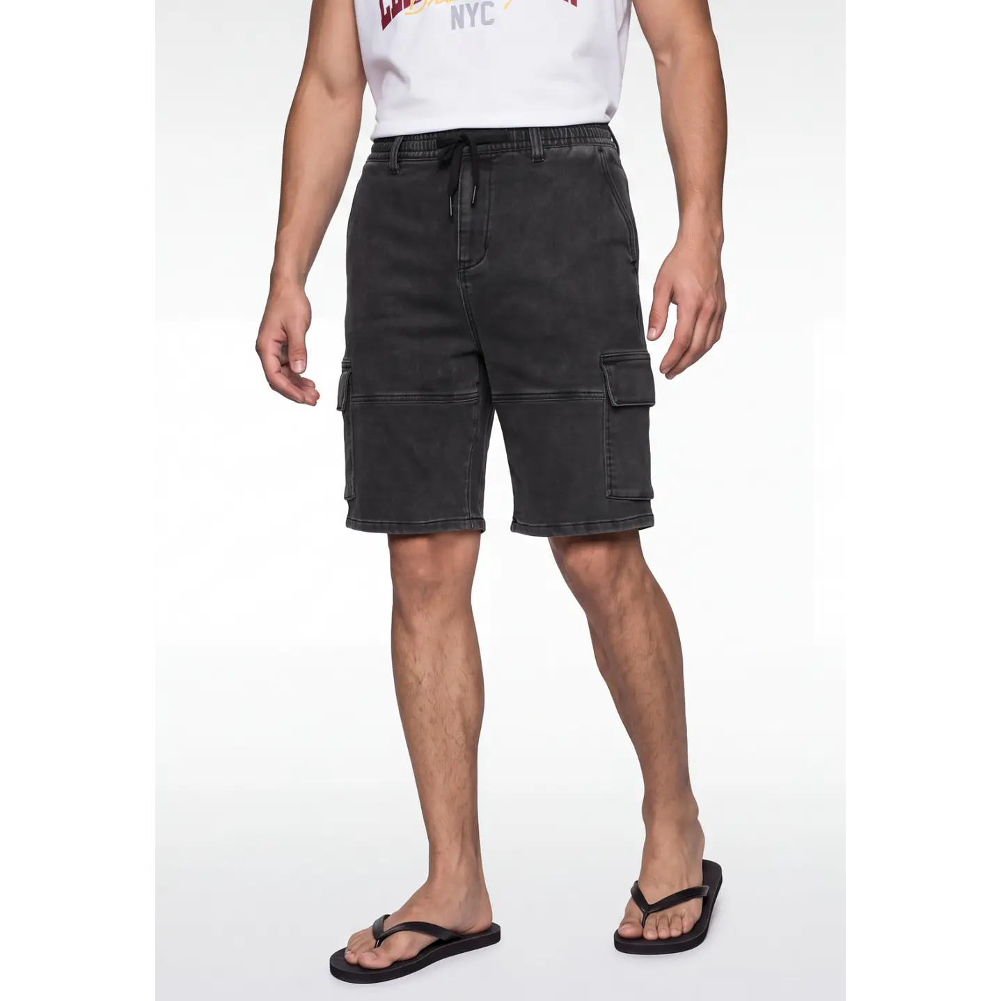 Bermuda Baggy Hombre Negro 1