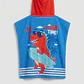 Toalla Infantil Con Gorro 58x59 cm Dinosaurio Azul - Miniatura 4