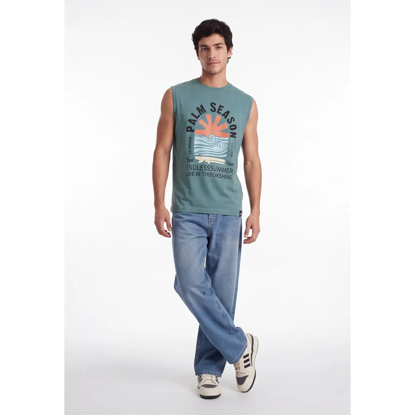 Sudadera Playa Hombre Verde 3