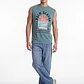 Sudadera Playa Hombre Verde - Miniatura 3