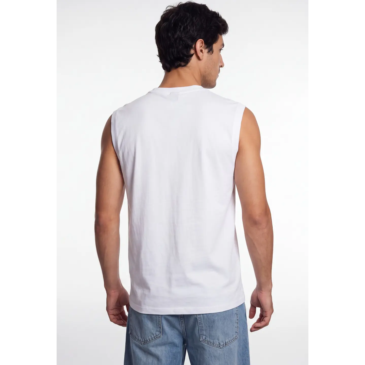 Sudadera Playa Hombre Blanco 2