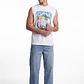 Sudadera Playa Hombre Blanco - Miniatura 3