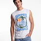 Sudadera Playa Hombre Blanco - Miniatura 1