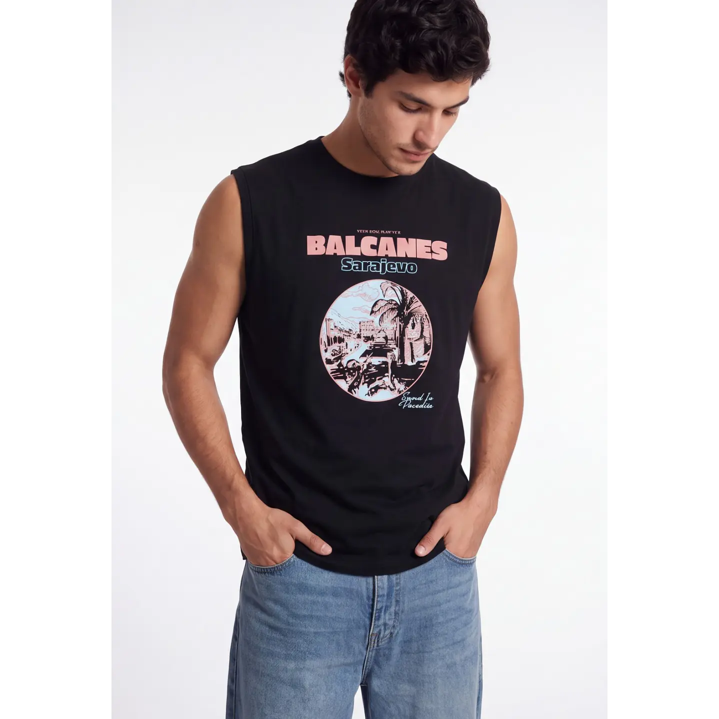 Sudadera Playa Hombre Negro 1