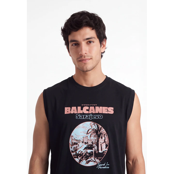 Sudadera Playa Hombre Negro 4