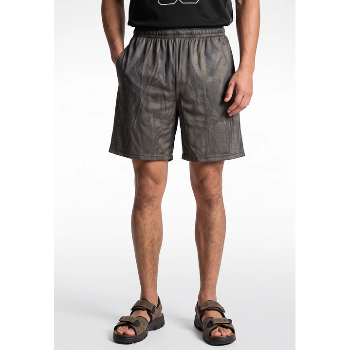 Bermuda Camuflado Hombre Verde 1