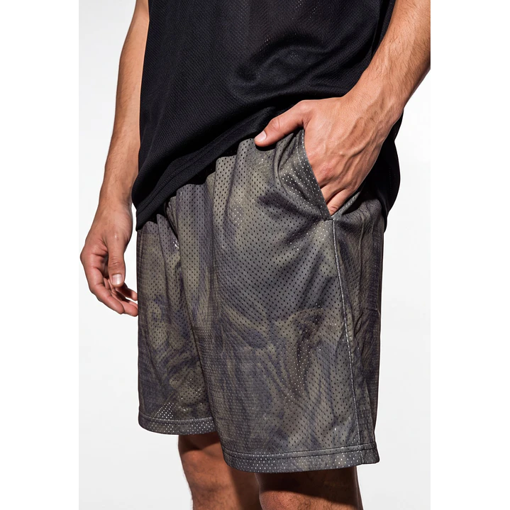 Bermuda Camuflado Hombre Verde 4