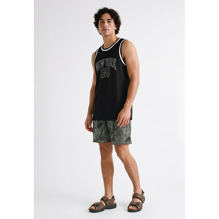Bermuda Camuflado Hombre Verde 3