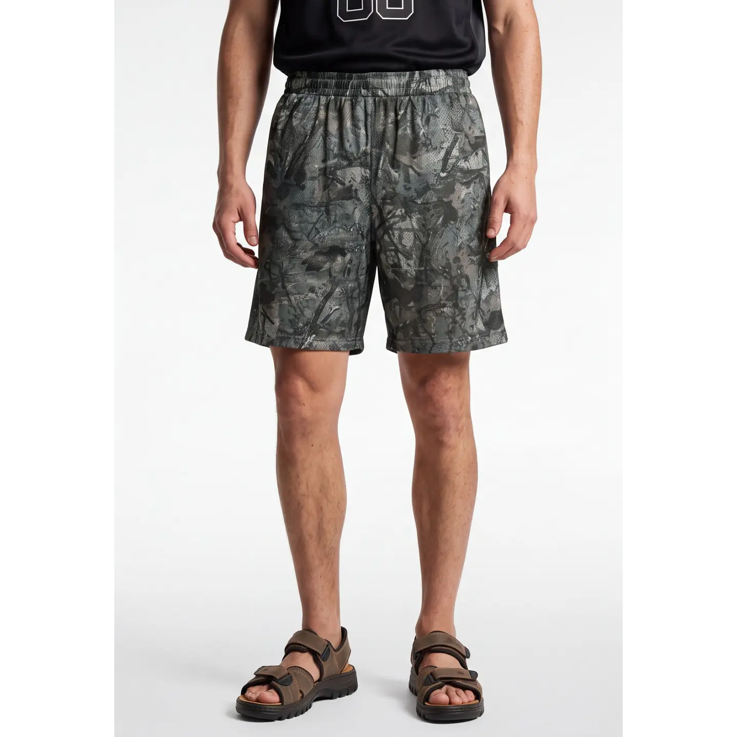 Bermuda Camuflado Hombre Verde 1