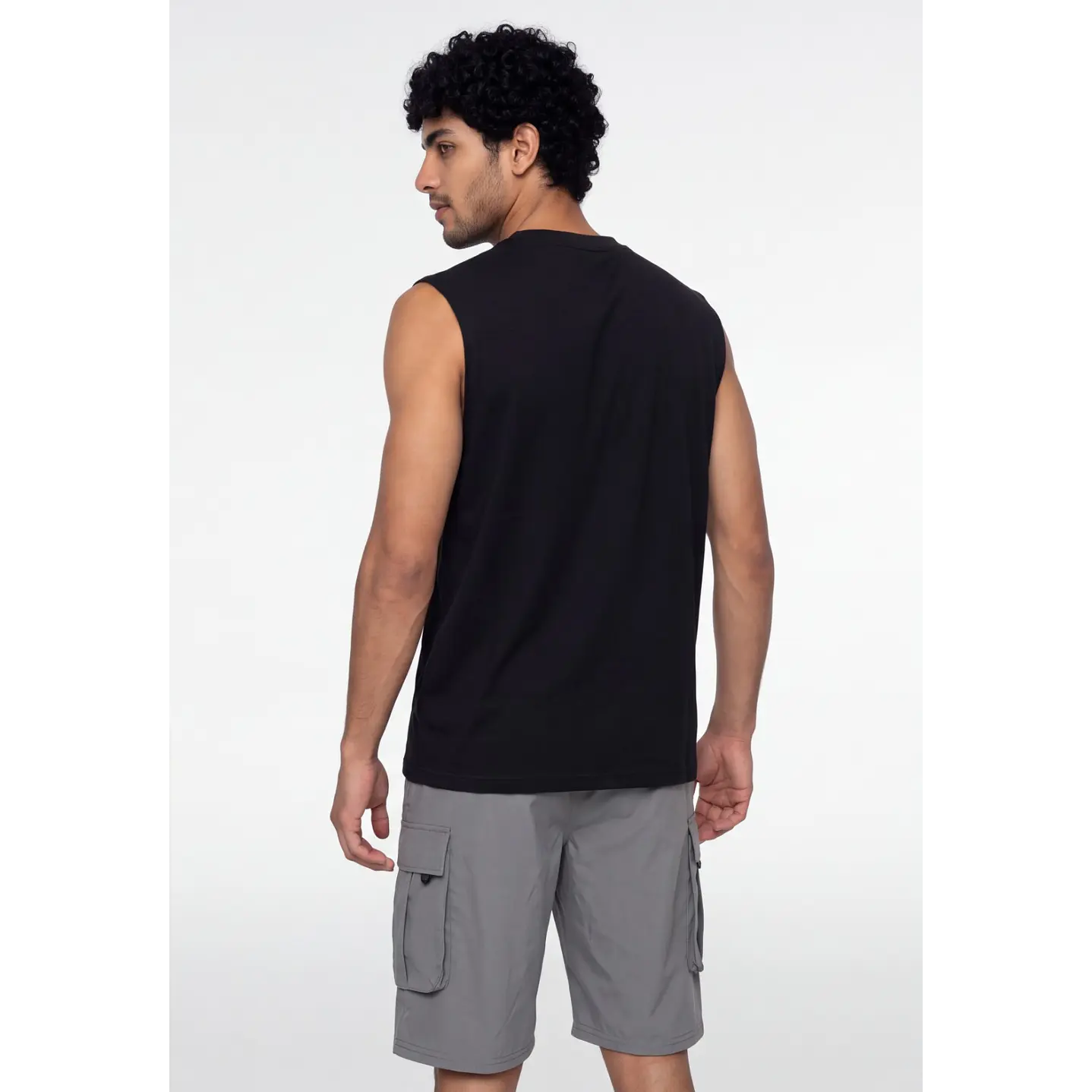Sudadera Human Harmony Hombre Sin Manga Gris 2