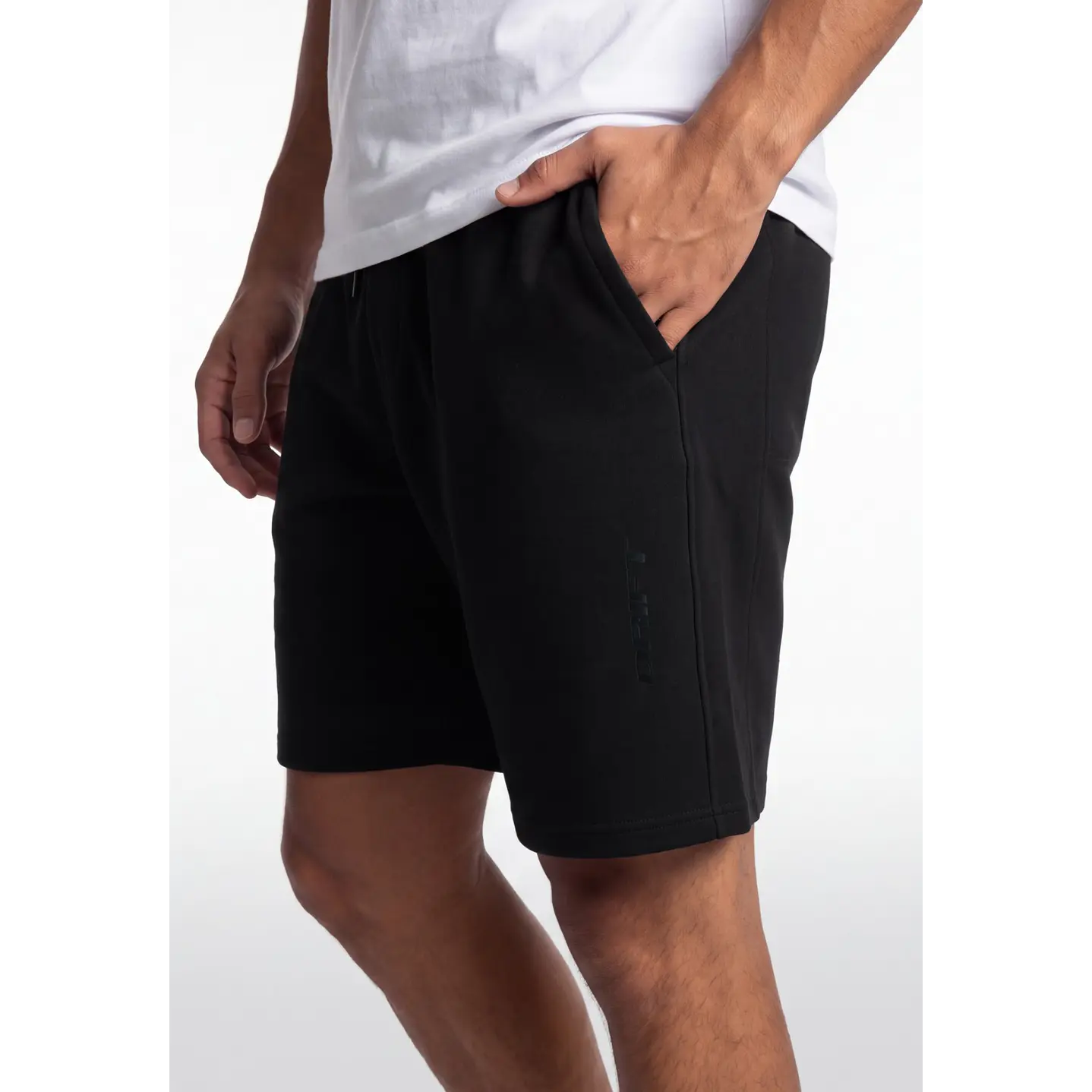Bermuda Básico Hombre Negro 4