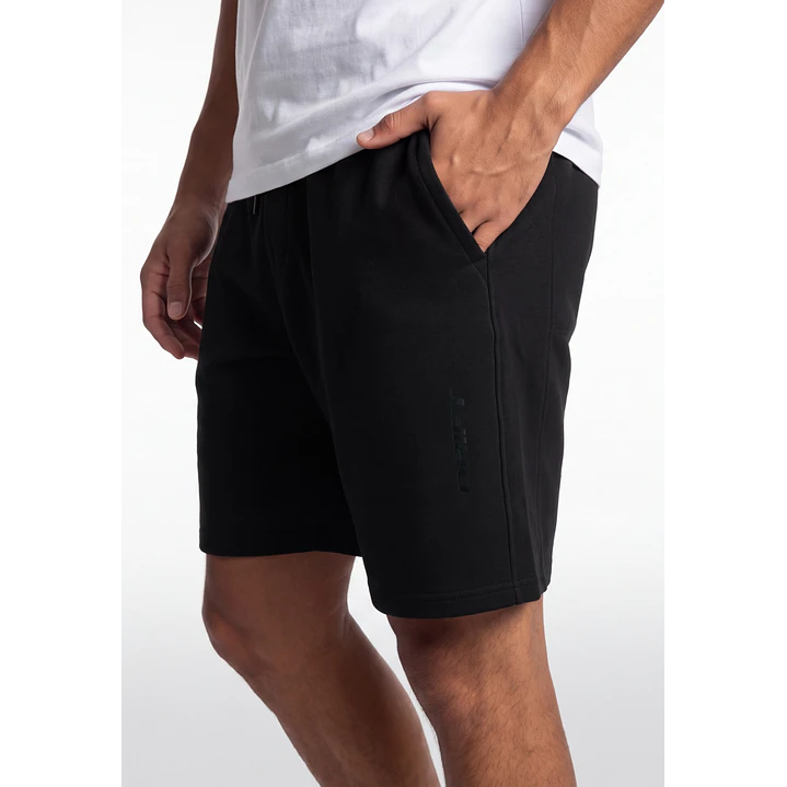 Bermuda Básico Hombre Negro 4