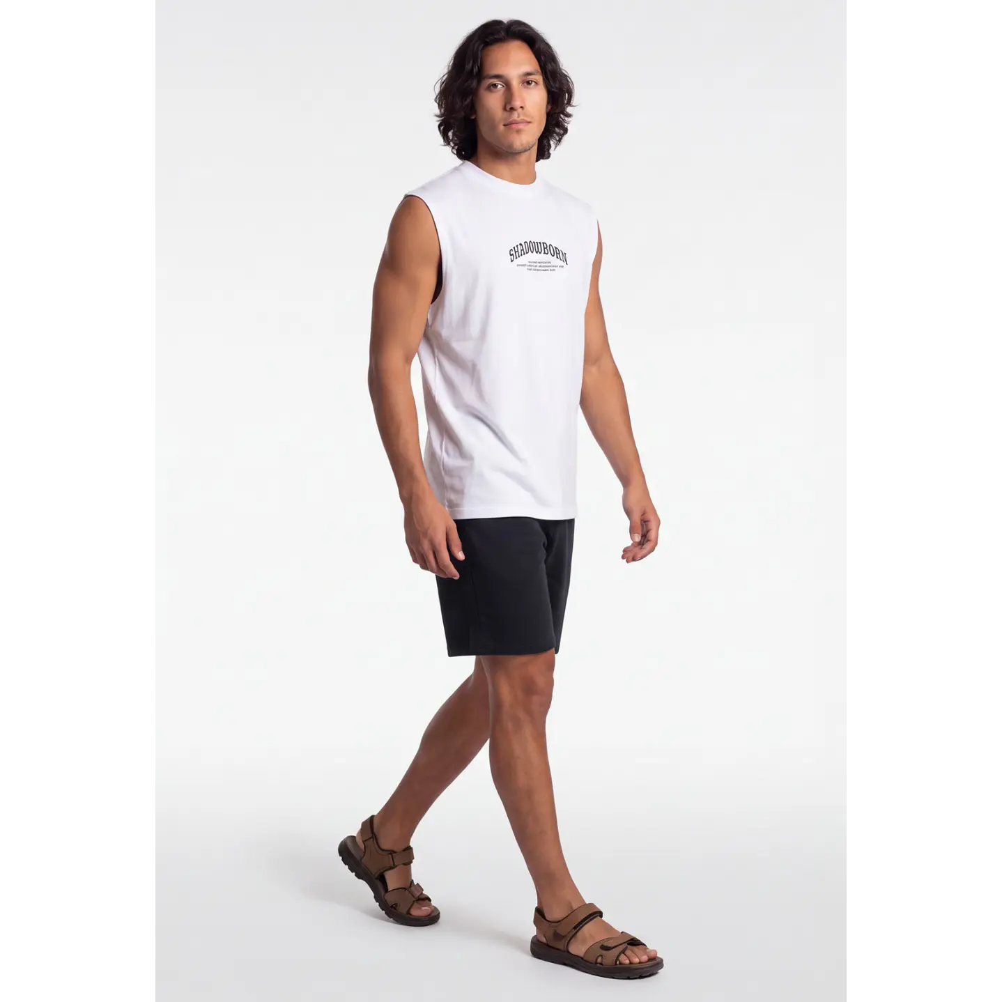 Bermuda Básico Hombre Gris 3