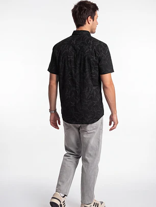 Camisa Viscosa Hombre Negro