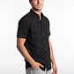Camisa Viscosa Hombre Negro - Miniatura 1