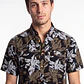 Camisa Viscosa Hombre Beige - Miniatura 4