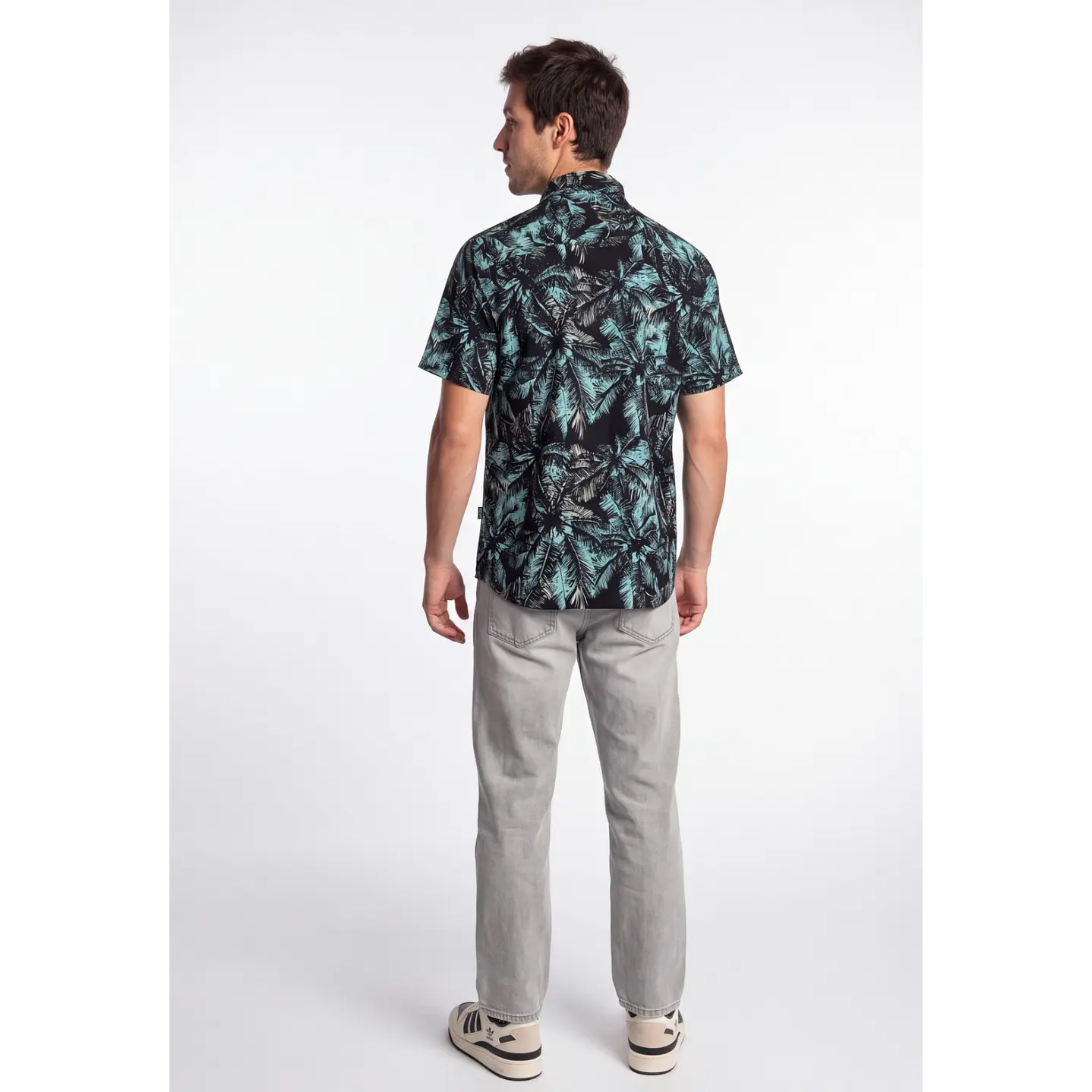 Camisa Viscosa Hombre Verde 2