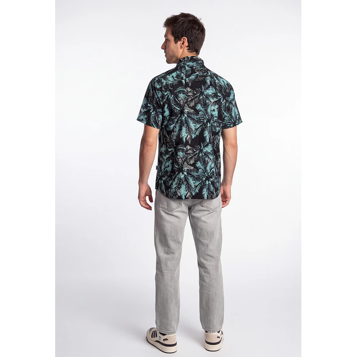 Camisa Viscosa Hombre Verde 2