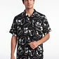 Camisa Viscosa Calavera Hombre Beige - Miniatura 1
